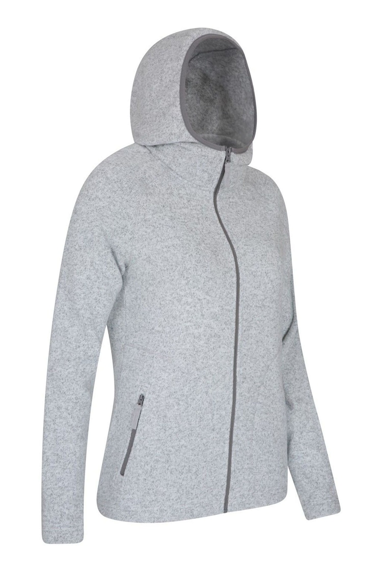 Mountain Warehouse Grey Womens Nevis Full Zip Hoodie - Image 2 of 4