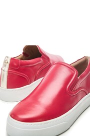 Moda in Pelle Slim Pink  Adreenia Sole Slip On Trainers - Image 4 of 4