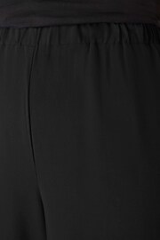 Live Unlimited Curve Petite Black Pull-On Cropped Trousers - Image 5 of 5