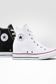 Converse White Chuck Taylor All Star Wedge Trainers - Image 11 of 13