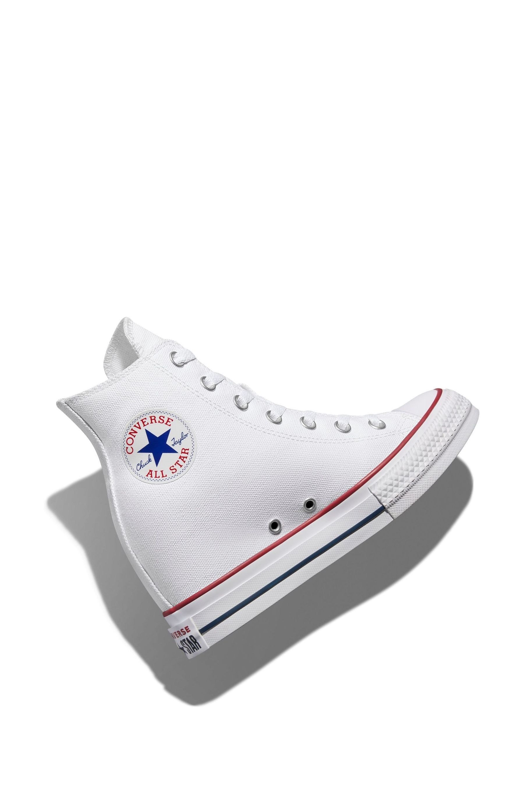 Buy Converse White Chuck Taylor All Star Wedge Trainers from the Next UK online shop