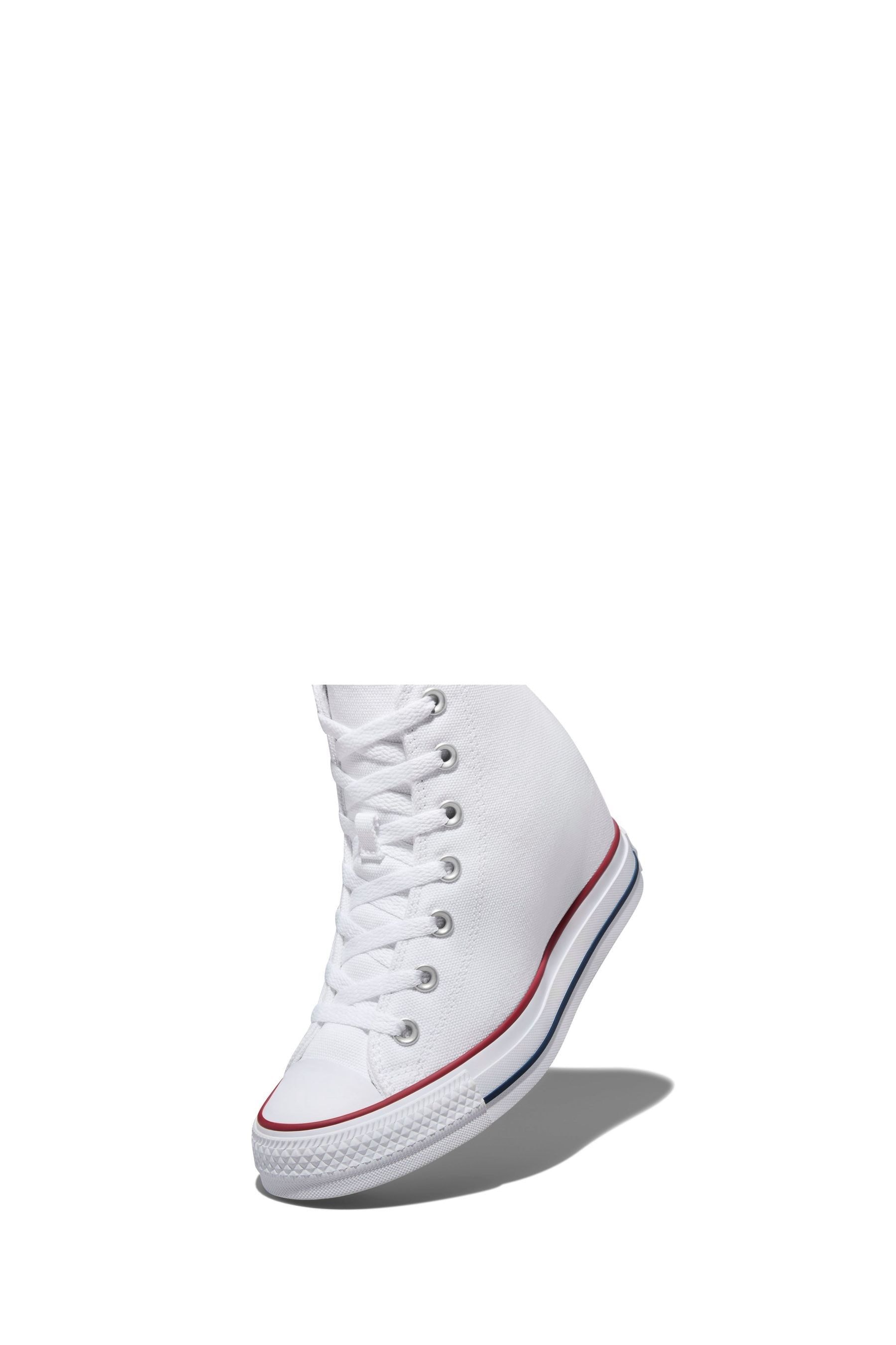 Buy Converse White Chuck Taylor All Star Wedge Trainers from the Next UK online shop