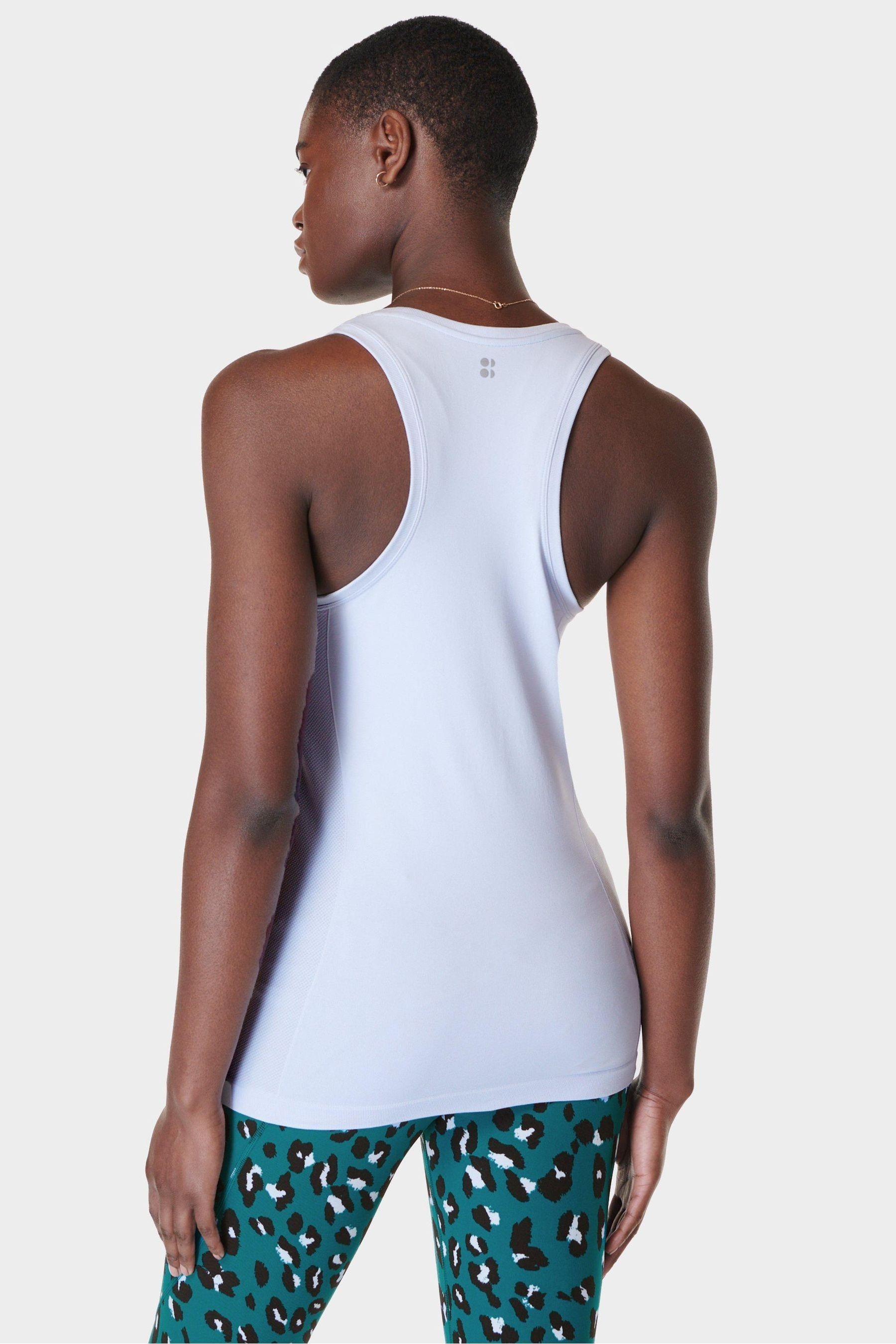 Buy Sweaty Betty Salt Blue Athlete Seamless Workout Tank Top from Next Luxembourg