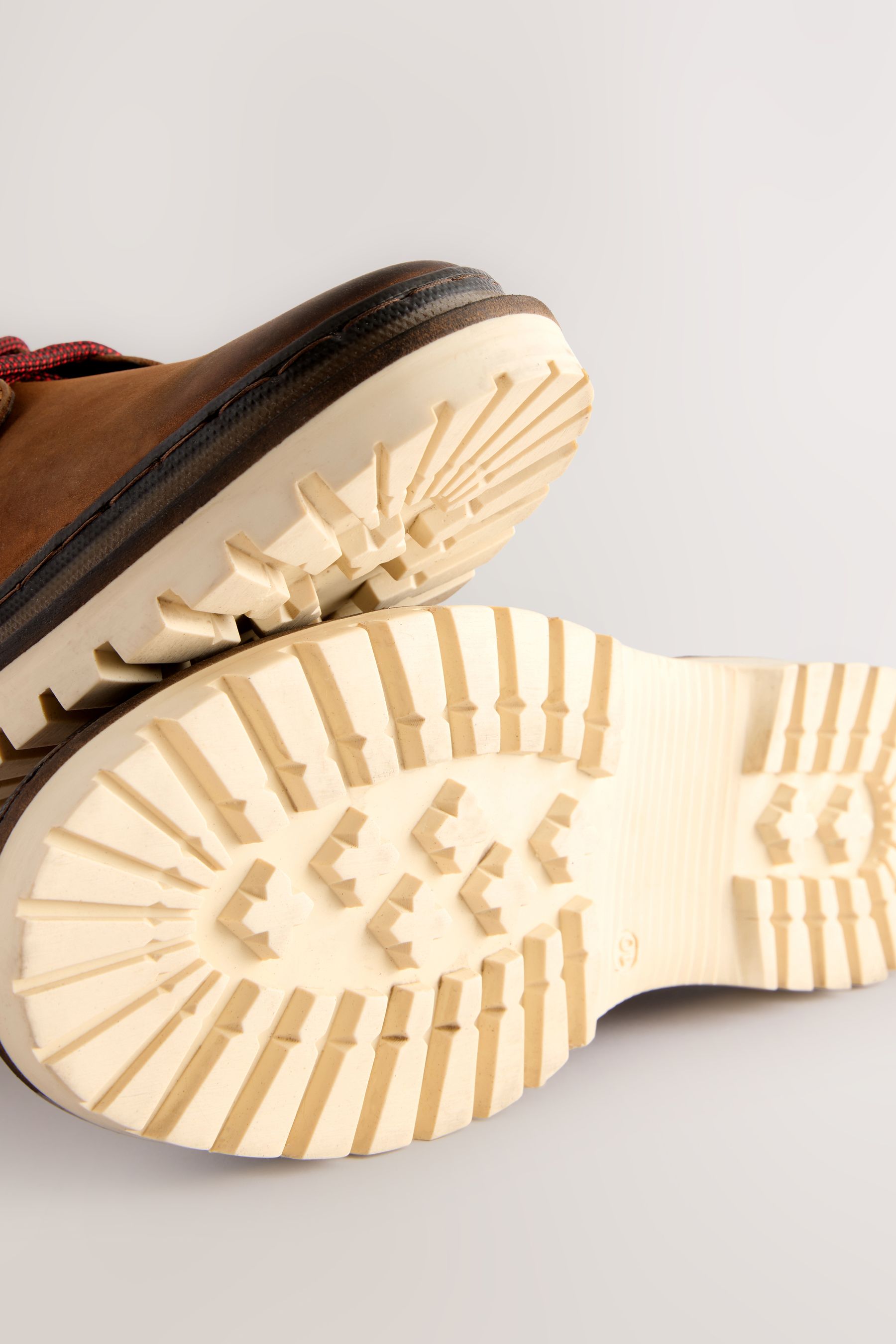 Tan leather walking boots on sale