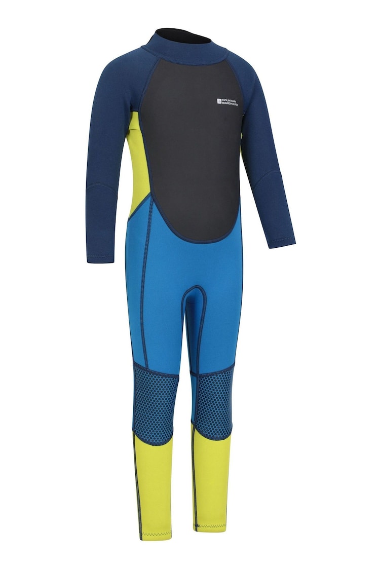 Mountain Warehouse Blue Kids Full Length 2.5mm Neoprene Wetsuit - Image 2 of 5