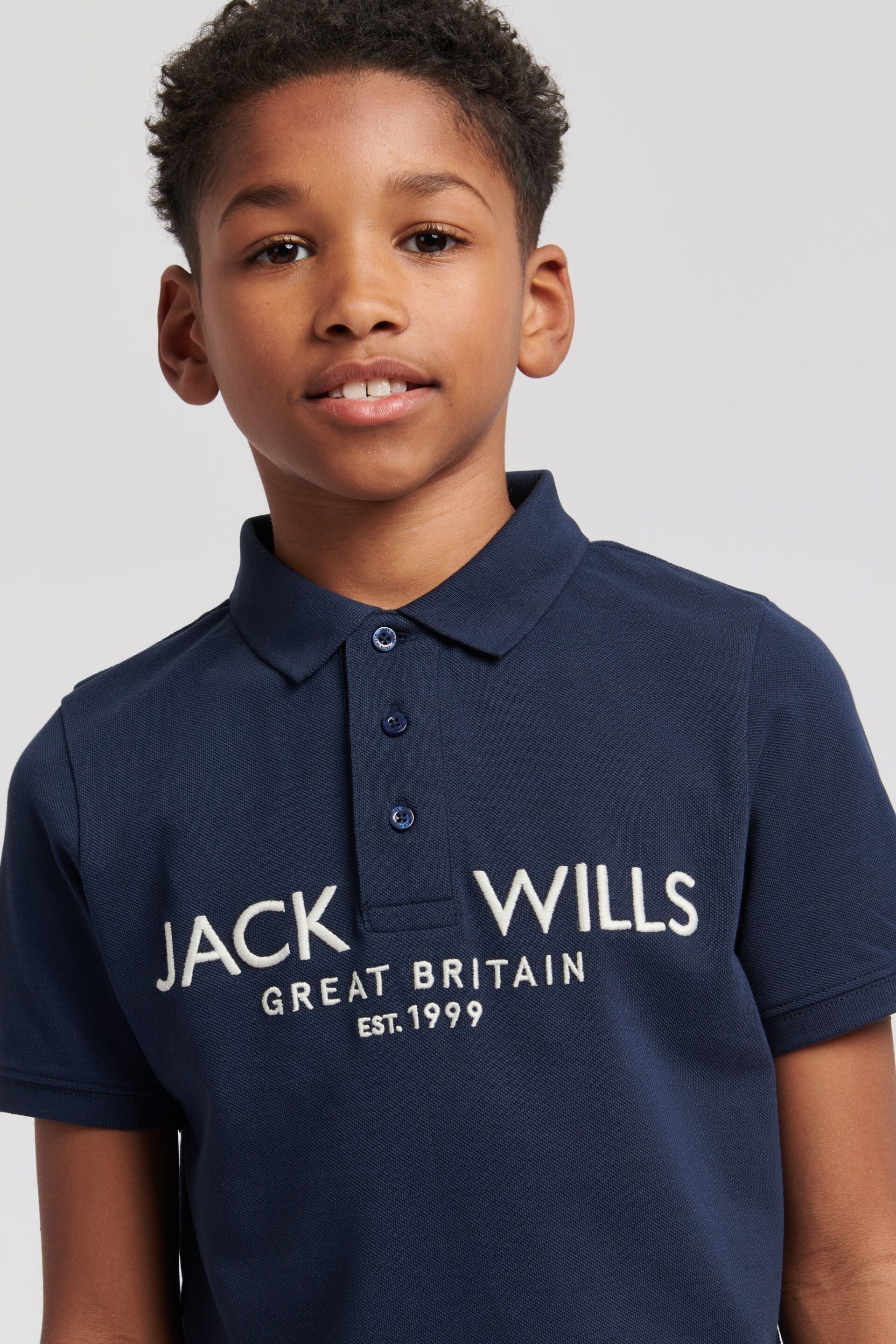 Jack Wills Boys Pique Polo Shirt - Image 3 of 7