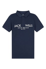 Jack Wills Boys Pique Polo Shirt - Image 5 of 7