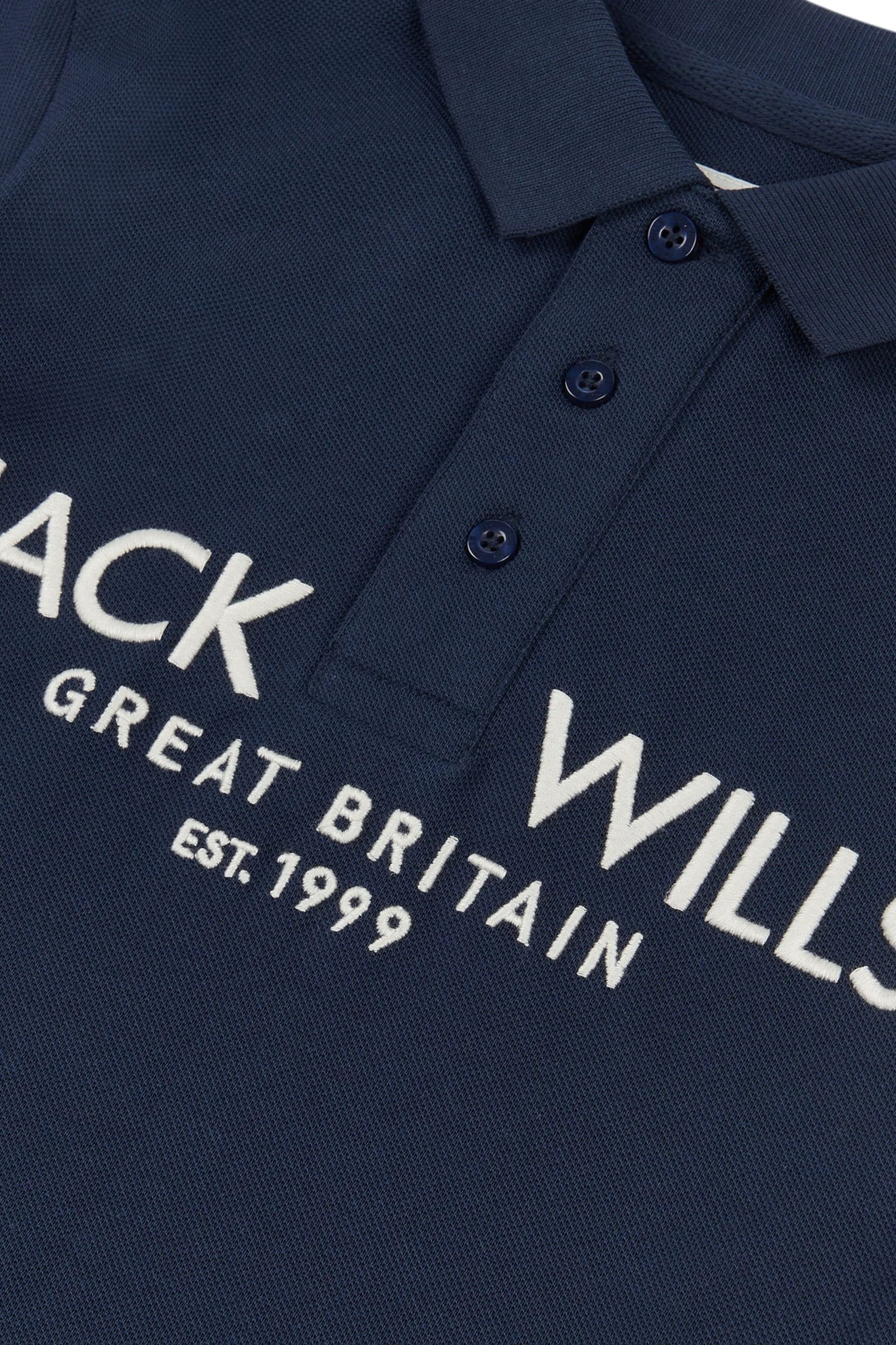 Jack Wills Boys Pique Polo Shirt - Image 7 of 7