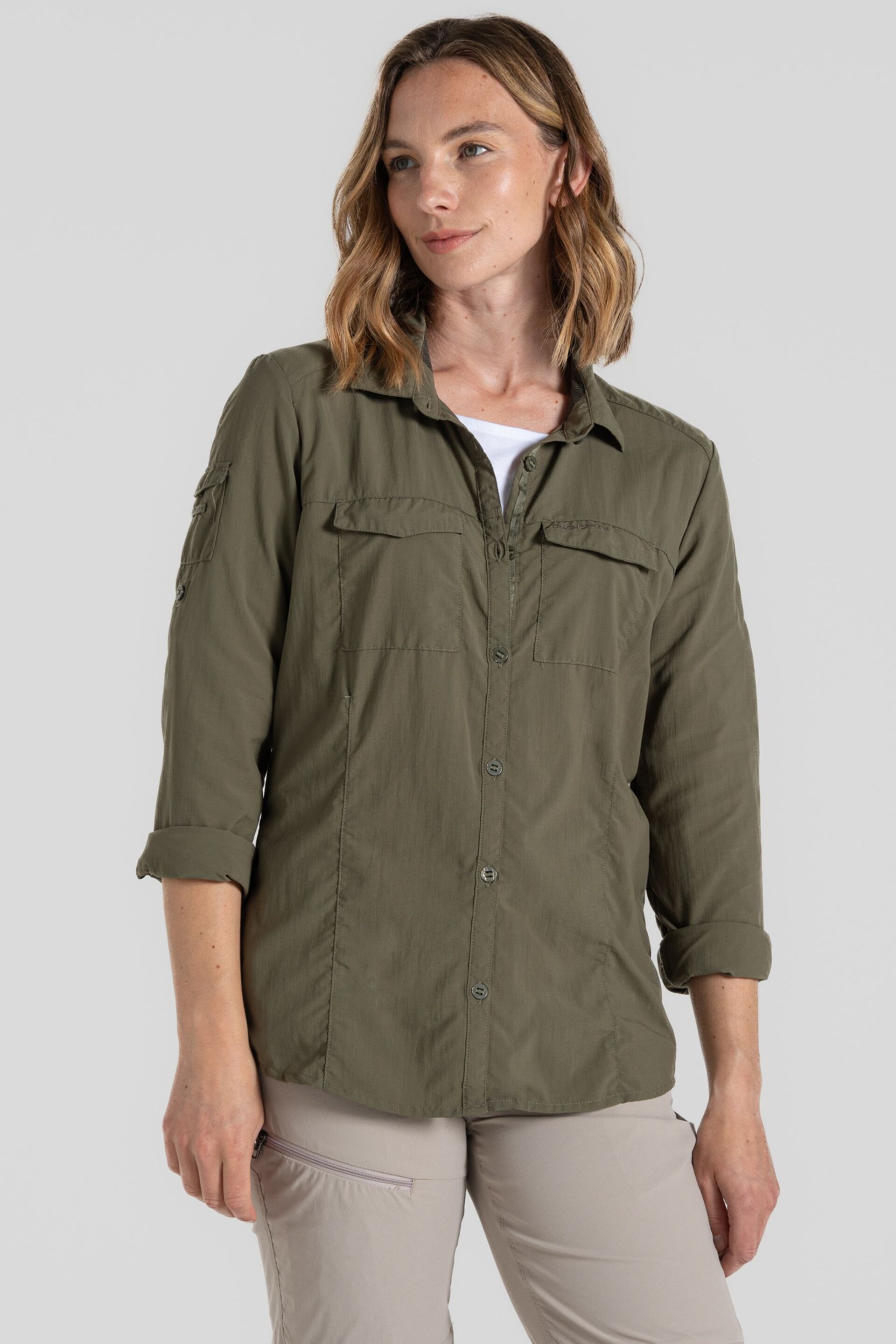 Craghoppers Green NL Adventure Long Sleeve Shirt III - Image 1 of 7