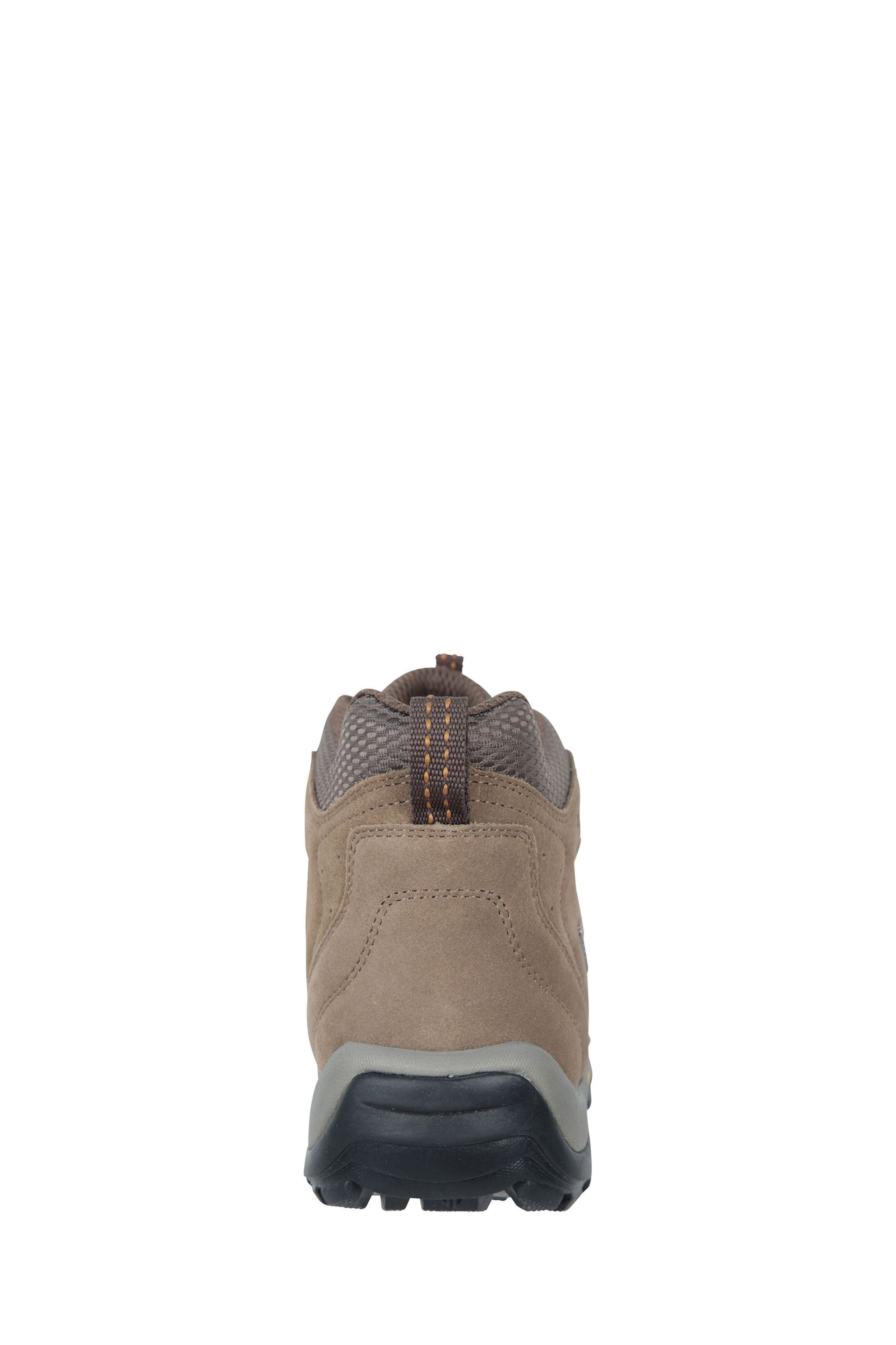 Mountain Warehouse Brown Mens Wide Fit Field Waterproof Vibram Walking Boots - Image 5 of 5