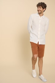 White Stuff White Pembroke Linen Shirt - Image 3 of 7