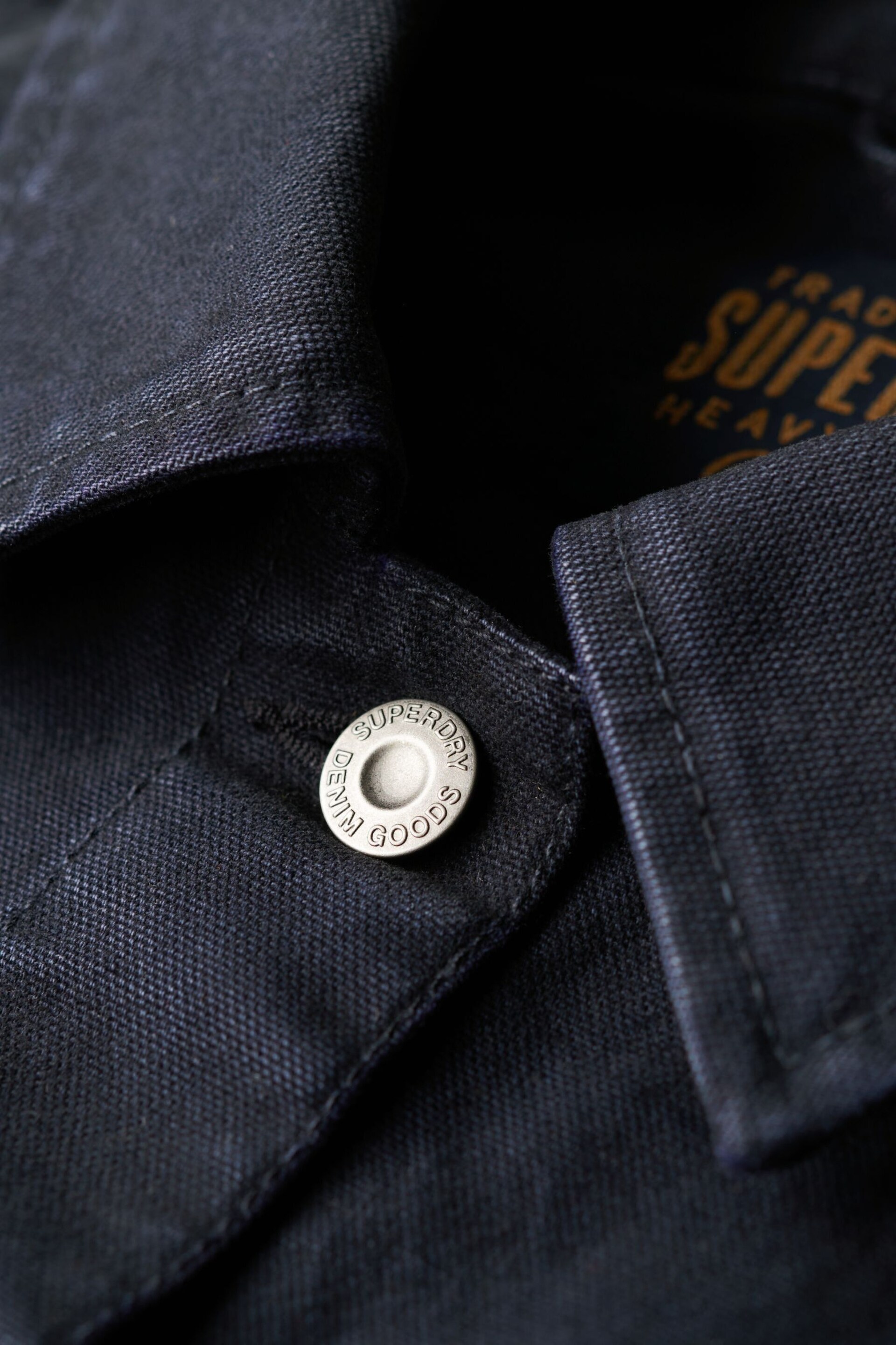 SUPERDRY Blue SUPERDRY Canvas Chore Jacket - Image 7 of 7