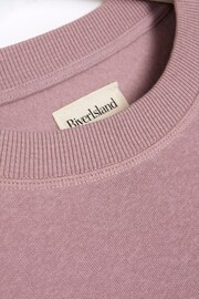River Island Pink Broderie Frill Sweatshirt - Image 4 of 4