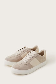 Monsoon Natural Faux Suede Trainers - Image 2 of 4