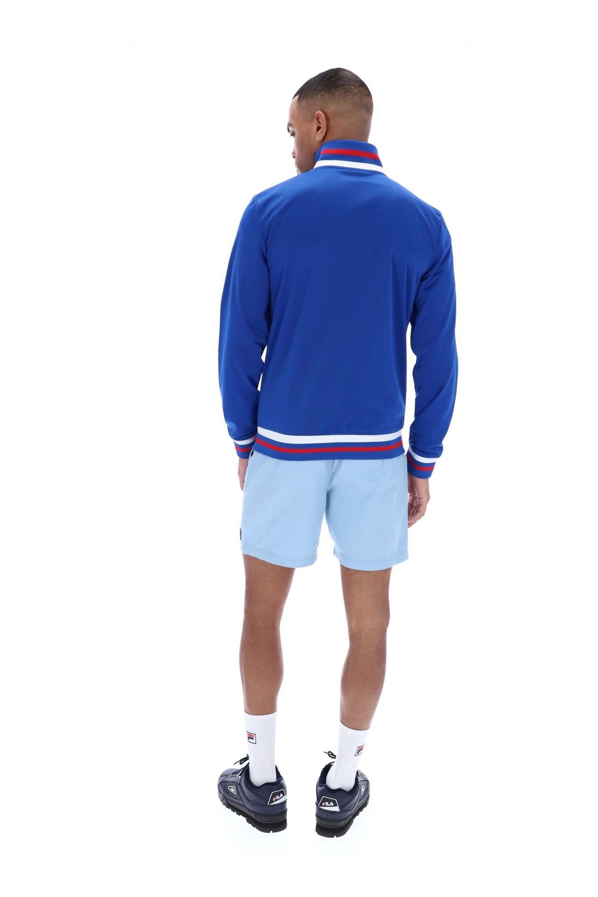 Fila Blue Dane Track Jacket With Tipping - Image 2 of 4