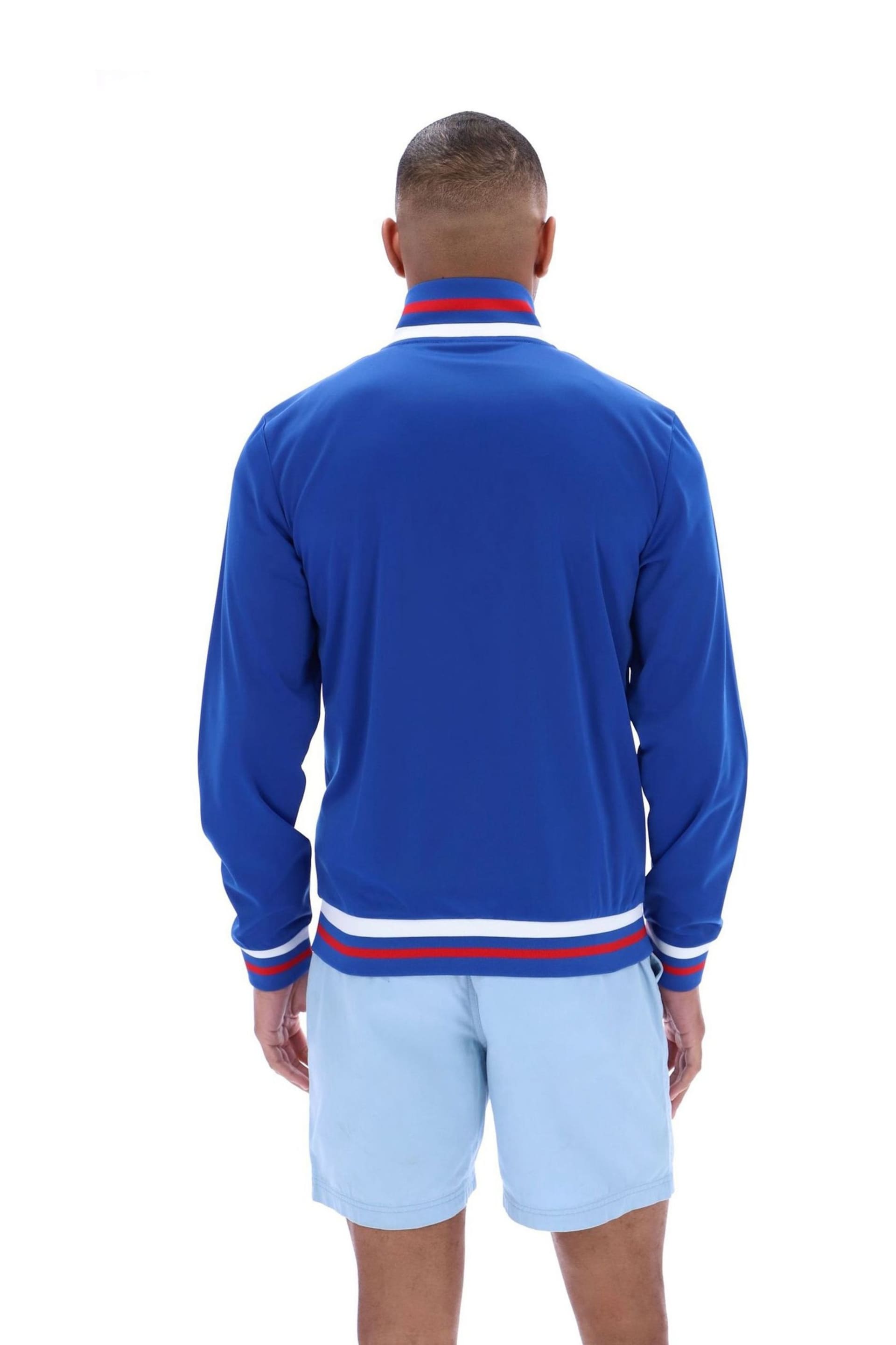 Fila Blue Dane Track Jacket With Tipping - Image 4 of 4