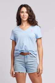 U.S. Polo Assn. Regular Fit Womens V-Neck T-Shirt - Image 1 of 7