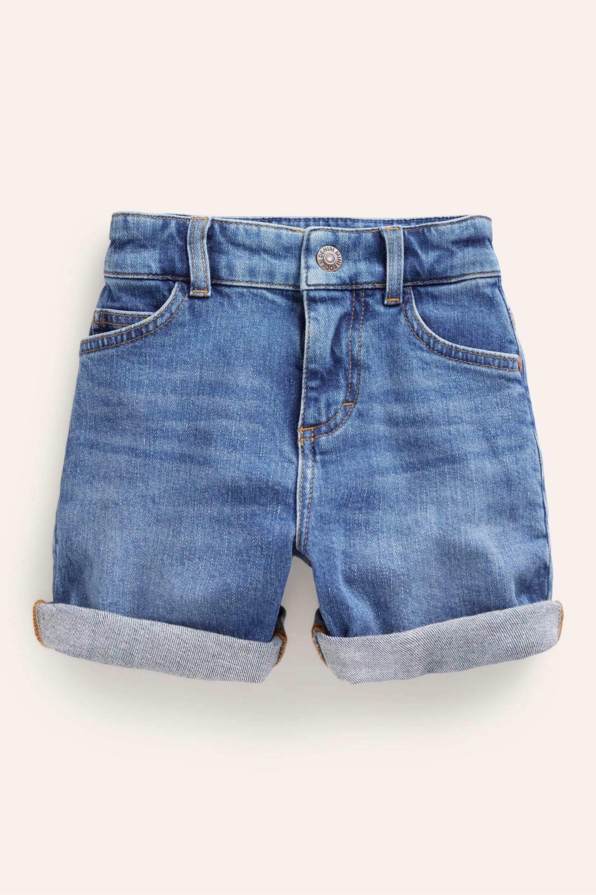 Boden Blue Denim Shorts - Image 1 of 4