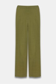 Mint Velvet Green Ribbed Knit Trousers - Image 4 of 4