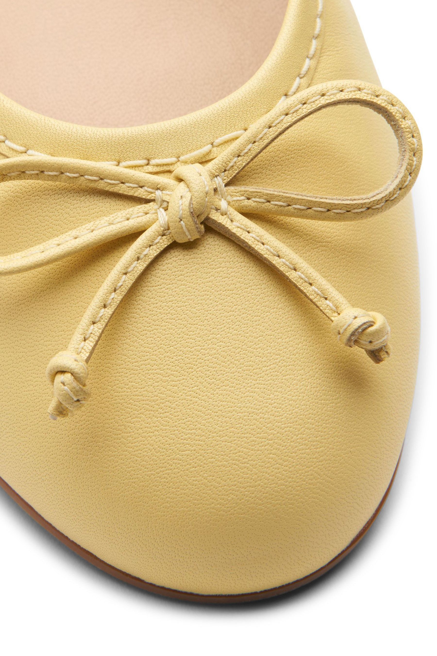 Buy Clarks Yellow Standard Fit D Leather Fawna Lily Shoes from Next Luxembourg