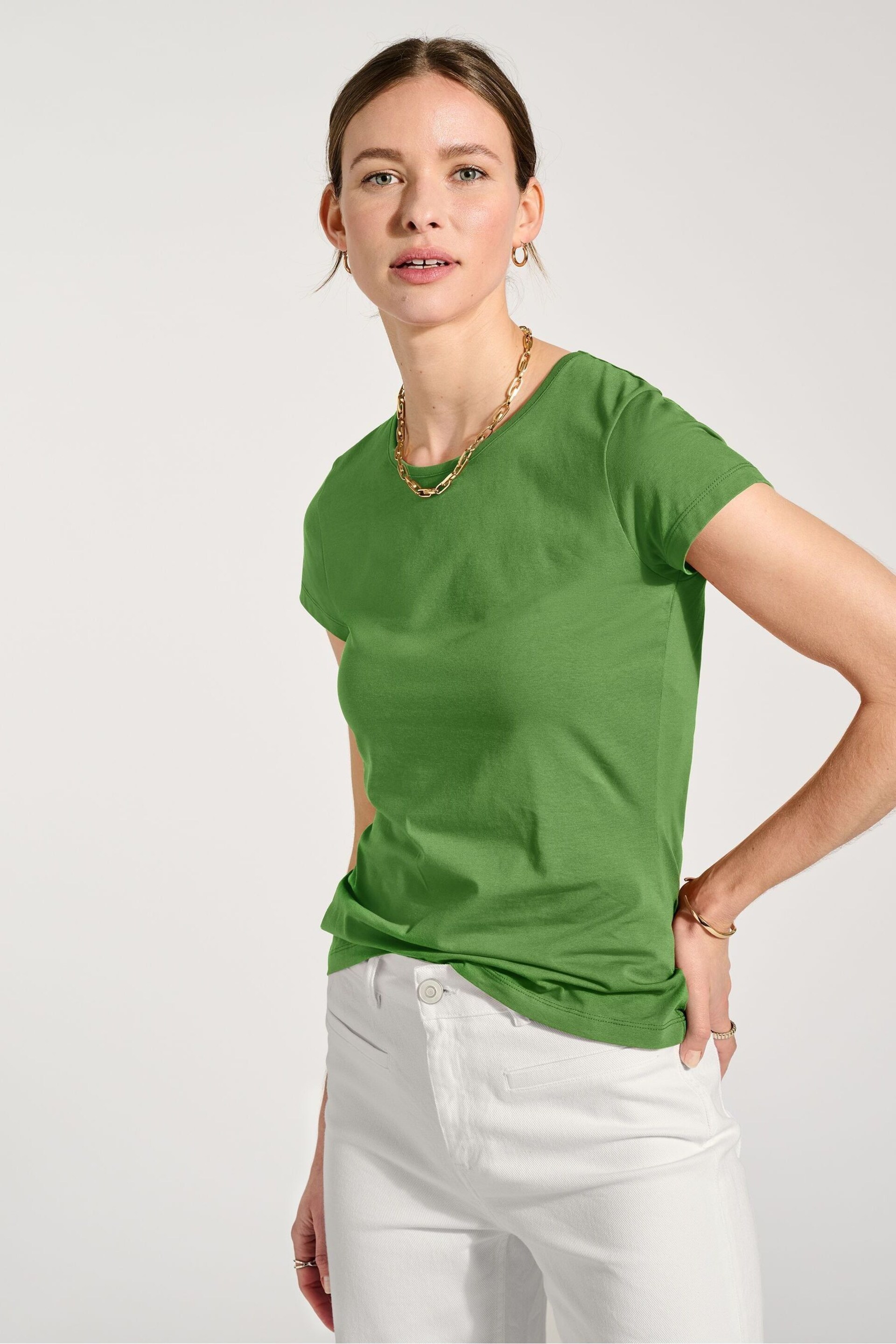 Baukjen Green Essentials ?Organic Slim T-Sheet - Image 1 of 3