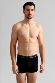 Ted Baker Dark Blue Cotton Trunks 3 Pack - Image 1 of 7