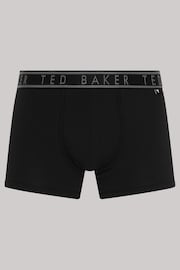 Ted Baker Dark Blue Cotton Trunks 3 Pack - Image 5 of 7