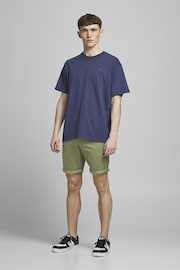 JACK & JONES Green Slim Chino Shorts - Image 2 of 7