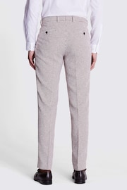 MOSS Tailored Fit Orange Houndstooth Trousers - Image 2 of 3