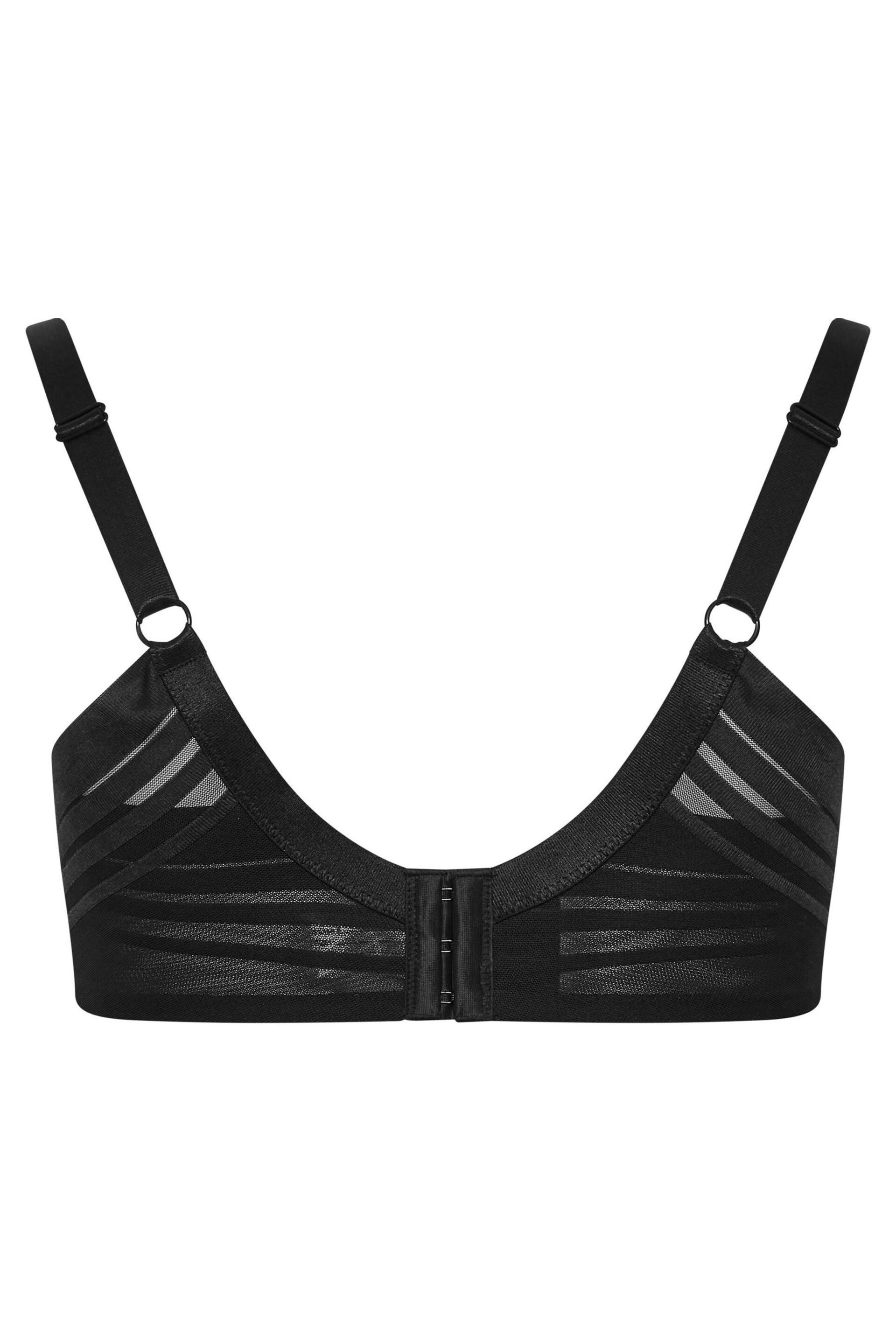 Yours Curve Black Comfort T-Shirt Bra - Image 4 of 4