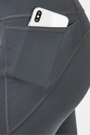 Sweaty Betty Slate Grey 7/8 Length Power Workout Leggings - Image 5 of 7