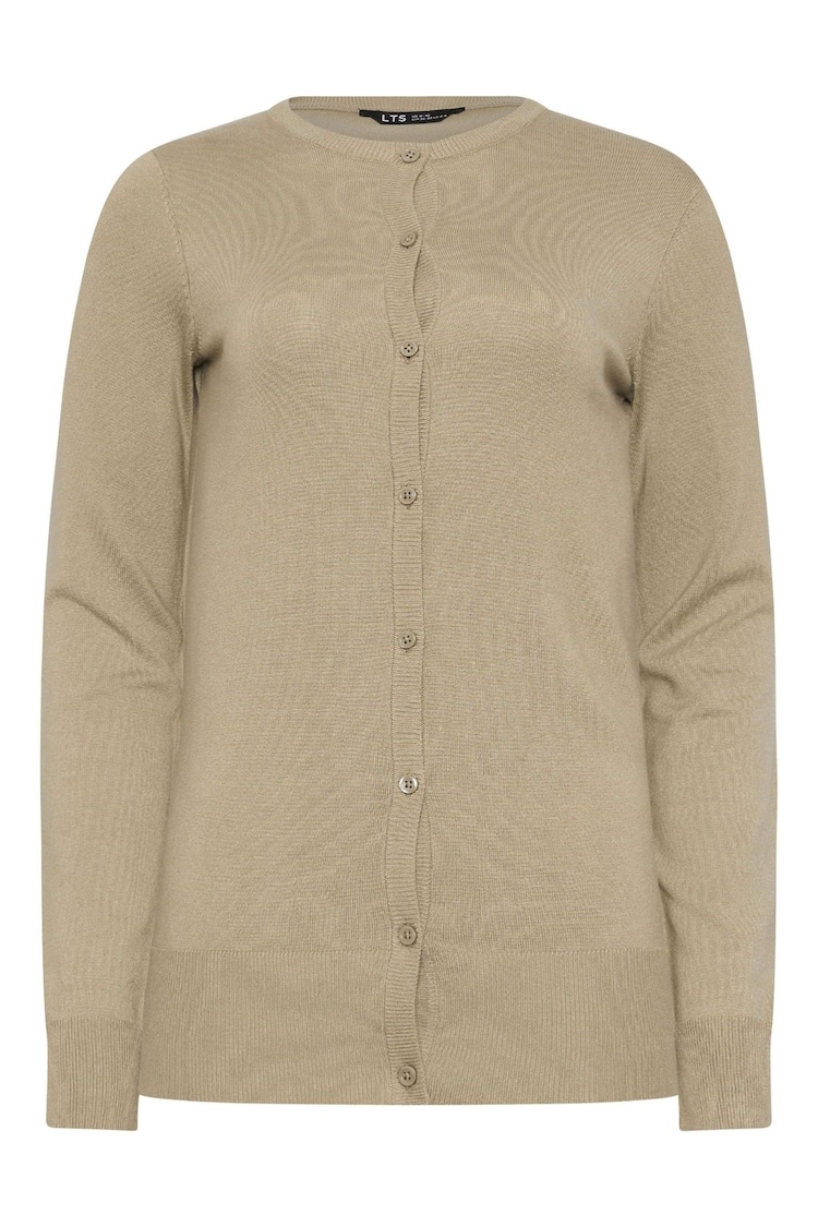 Long Tall Sally Natural Crew Neck Cardigan - Image 5 of 5