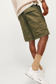 JACK & JONES Green Cargo Utility Shorts - Image 2 of 2