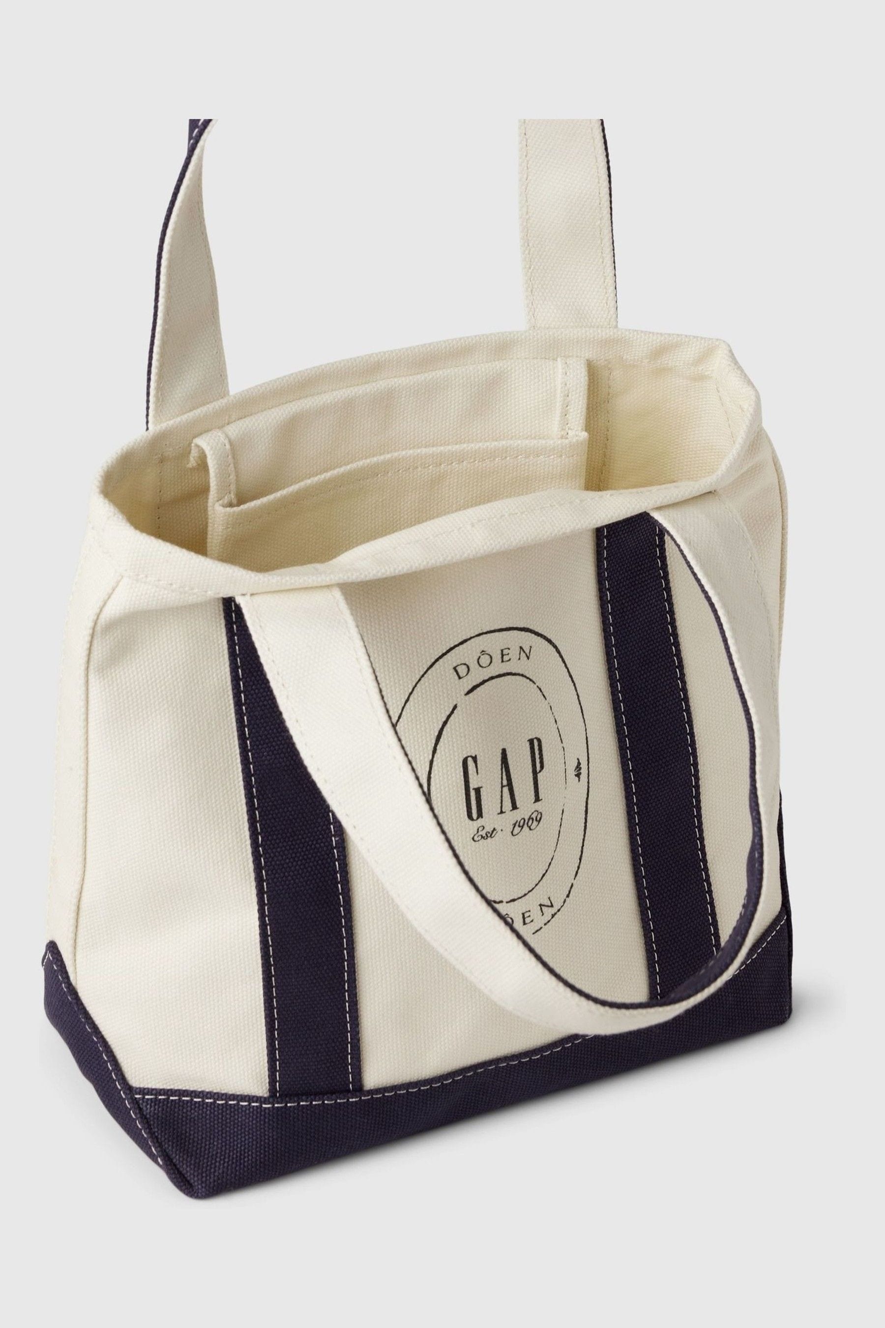 Buy Gap White DOEN Logo Tote Bag Kids from Next Luxembourg