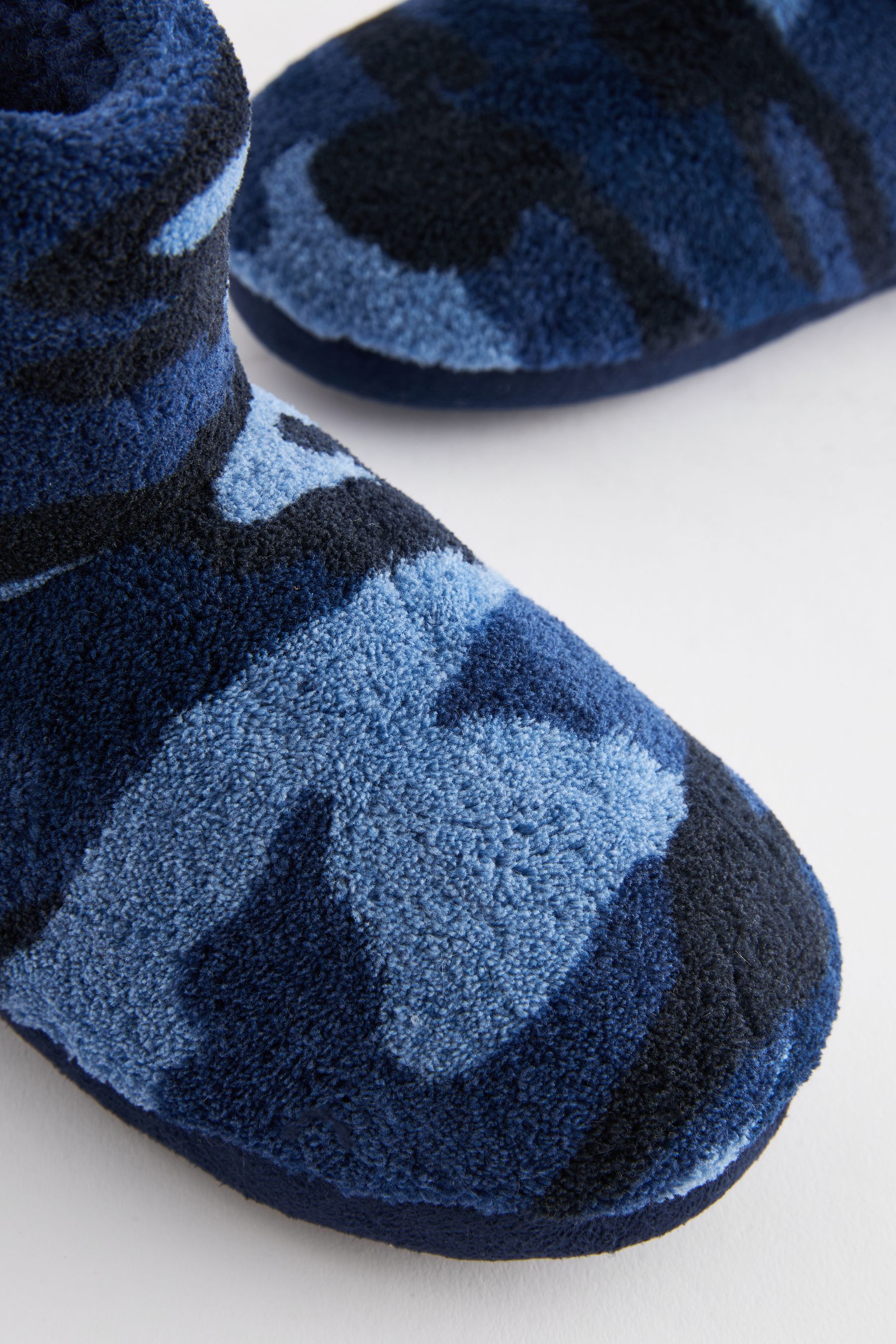 Blue slipper boots outlet