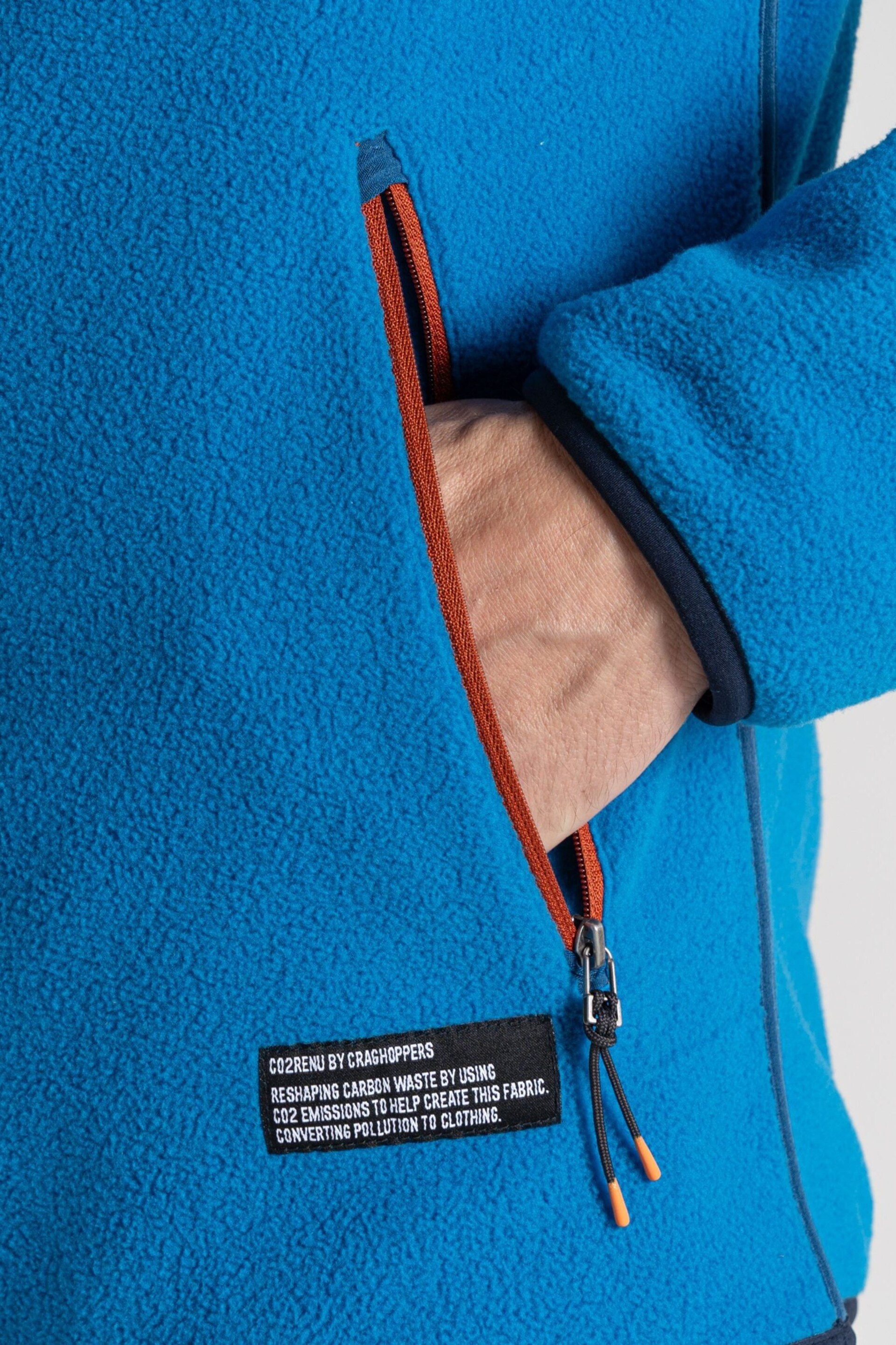 Craghoppers Blue CO2 Renu Half Zip Top - Image 4 of 4