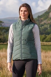 Mountain Warehouse Green Womens Opal Padded Lightweight Outdoor Gilet - Image 1 of 5