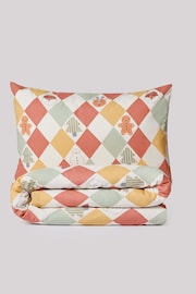 Harlequin Christmas Duvet Cover and Pillowcase Set - Image 2 of 3