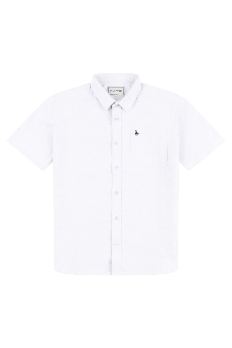 Jack Wills Boys Short Sleeve Oxford Shirt - Image 1 of 3