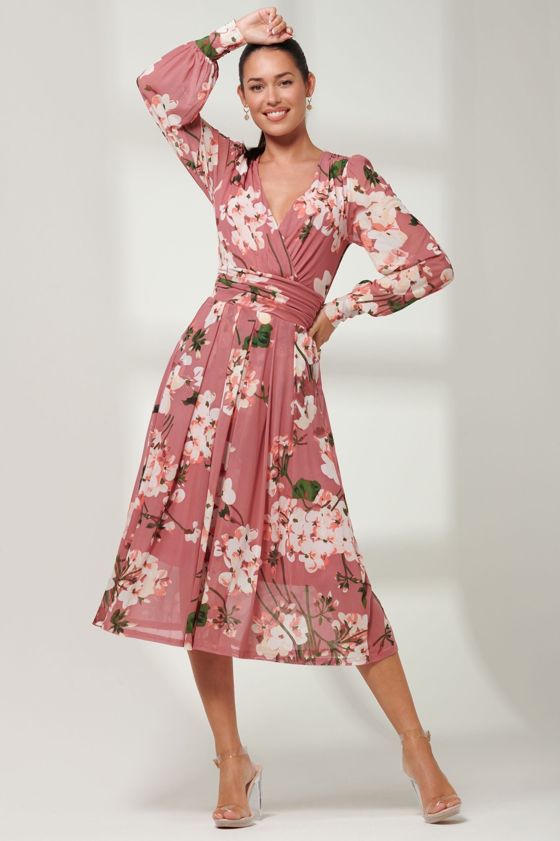 Baby pink mesh dress 2025