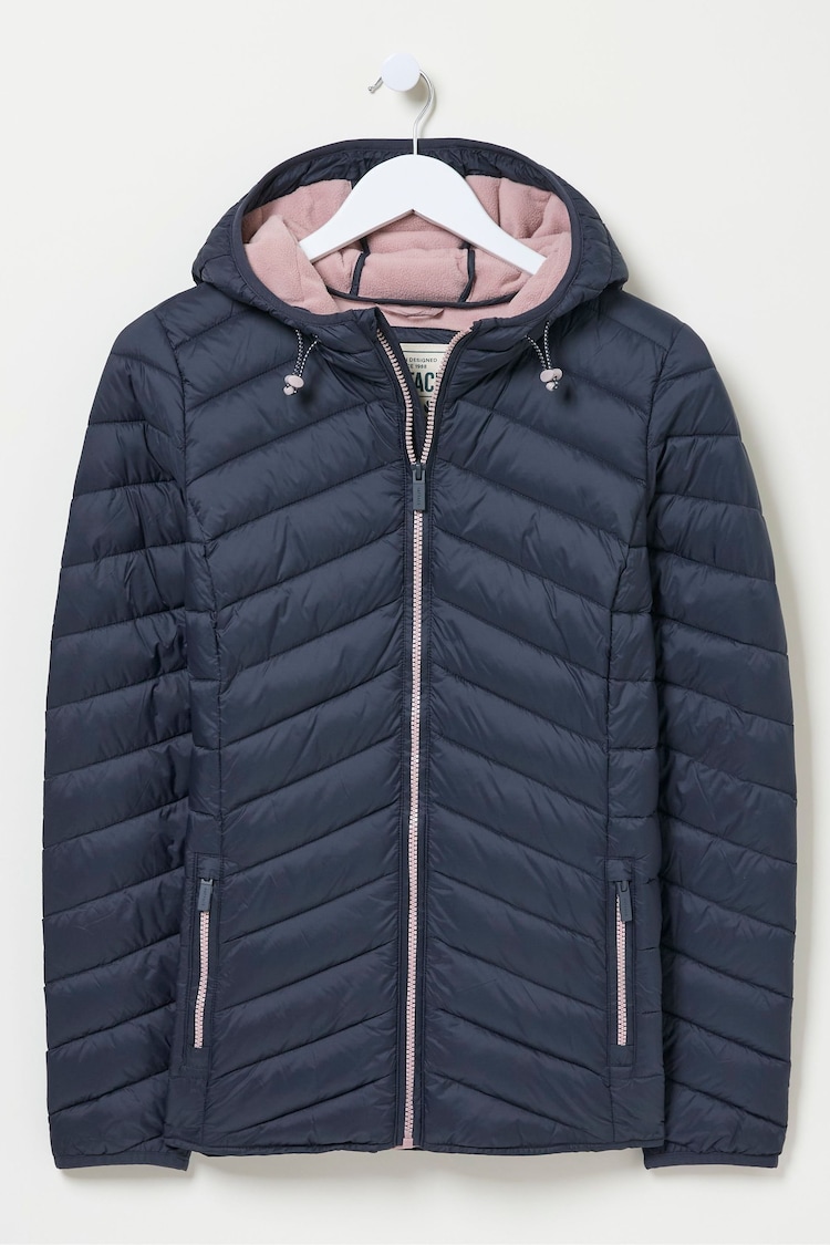 FatFace Ruby Navy Lightweight Puffer Jacket - Image 5 of 5