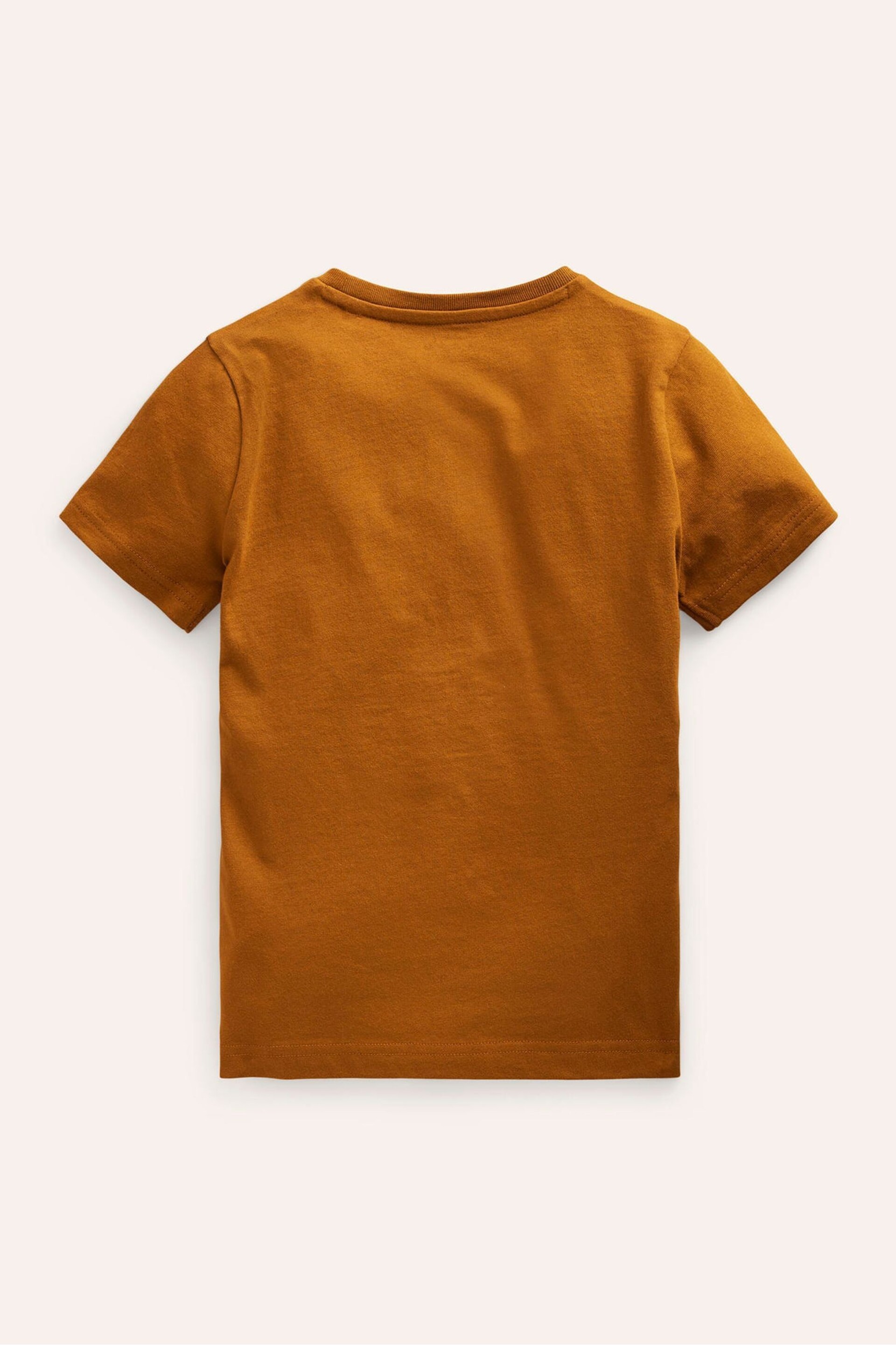 Boden Brown Superstitch Animal Print T-Shirt - Image 2 of 3