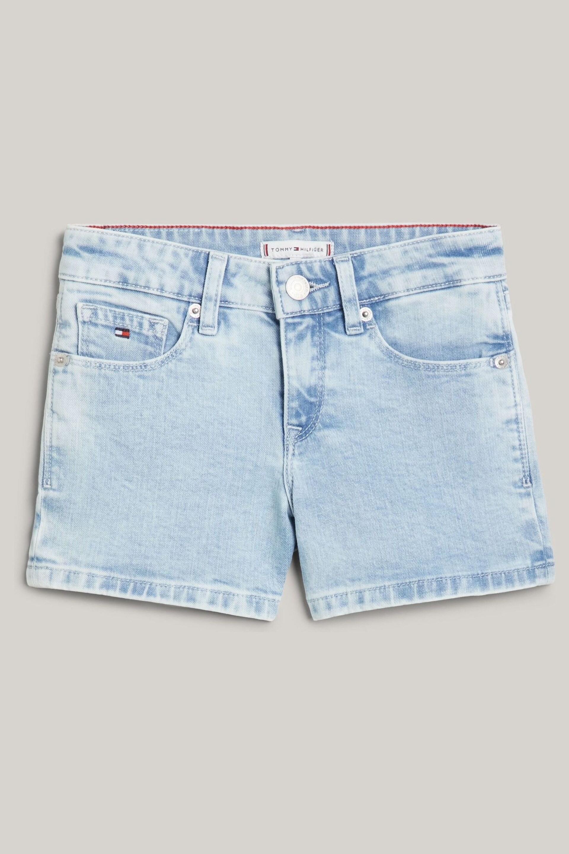 Tommy Hilfiger Blue High Rise Tapered Short - Image 5 of 5