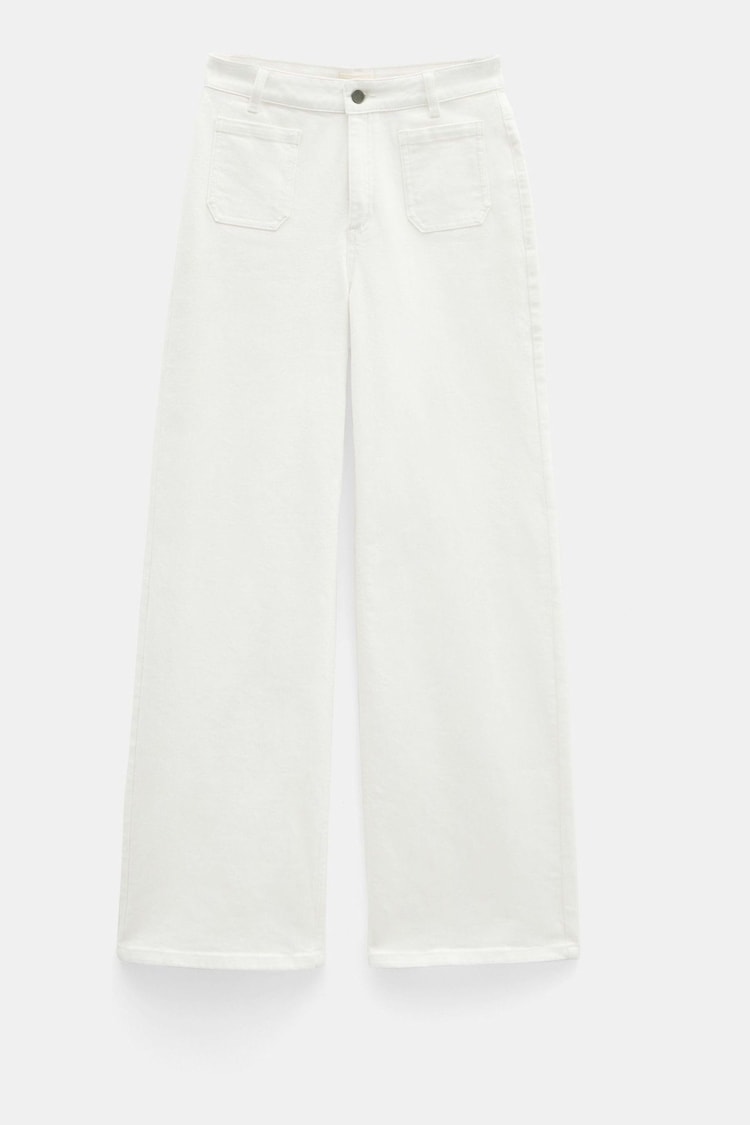 Hush White Rowan Flared Jeans - Image 5 of 5