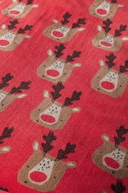 Fleece Rudolph Fleece Rudolph Christmas Duvet Cover and Pillowcase Set - Image 7 of 11