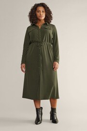 Evans Ribbed Utility Dress - Image 1 of 4