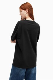 AllSaints Black BF Pippa T-Shirt - Image 2 of 6