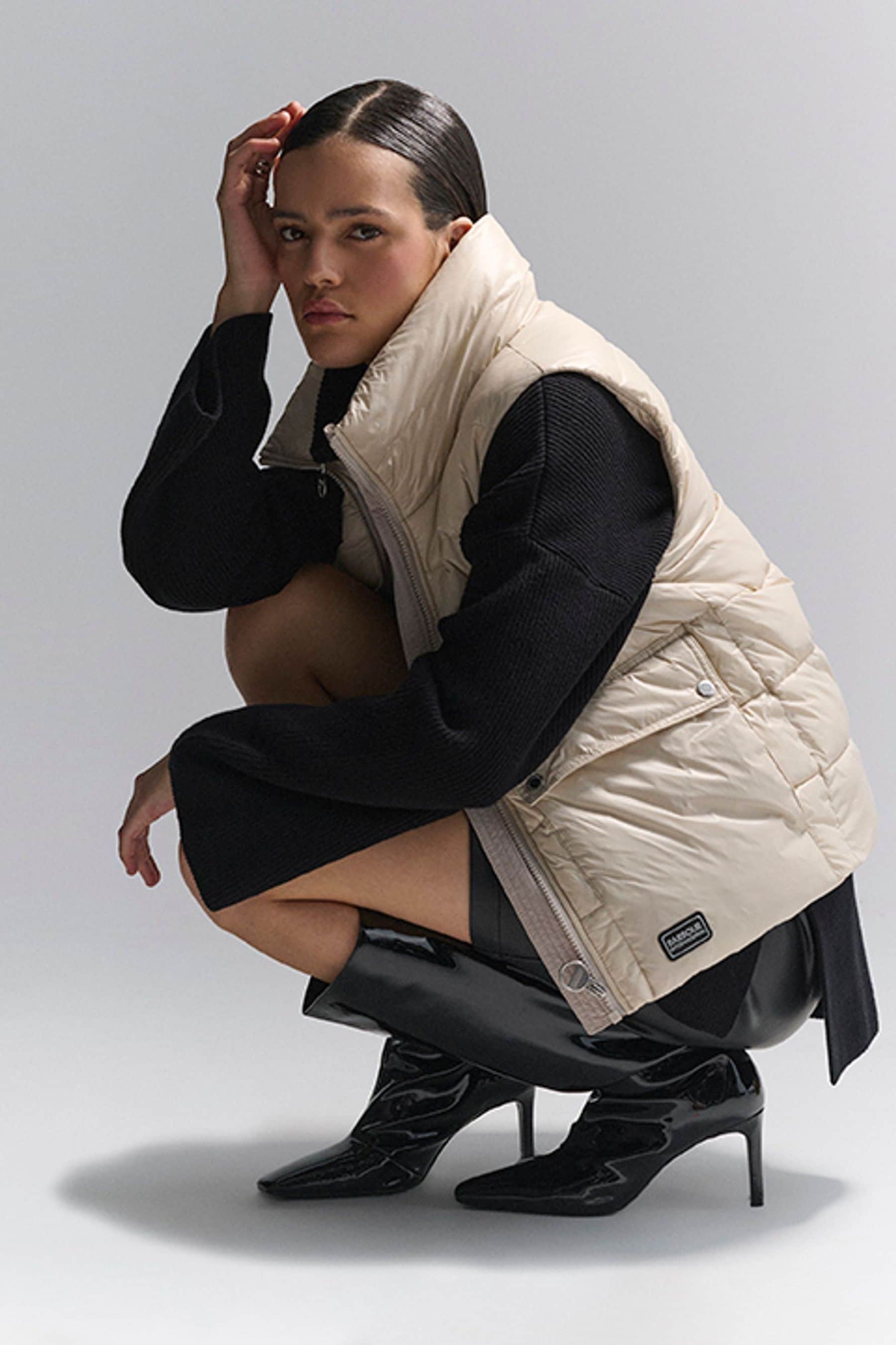 Barbour gilets white hot sale