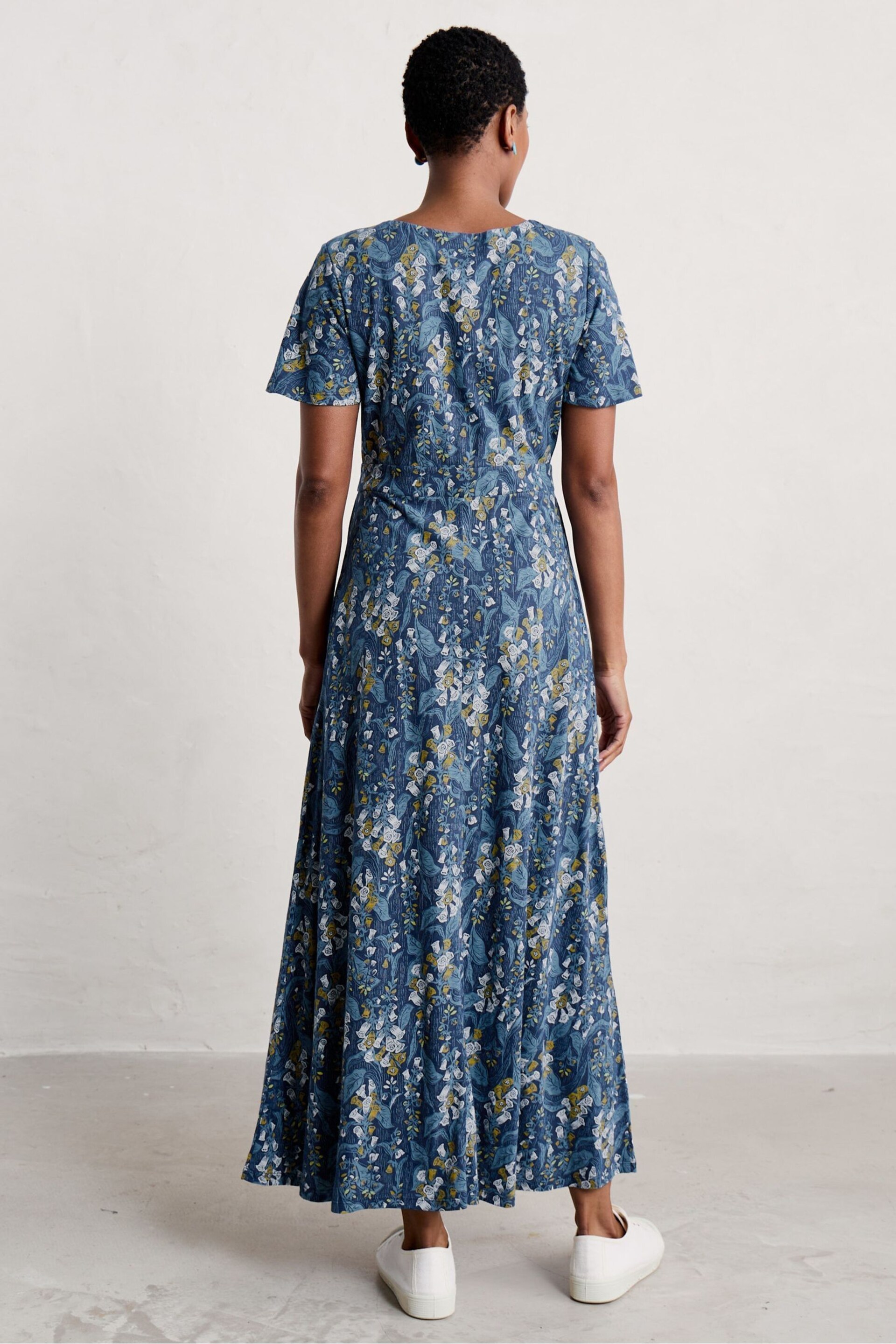 Seasalt Cornwall Blue Petite Chateaux Dress - Image 2 of 5