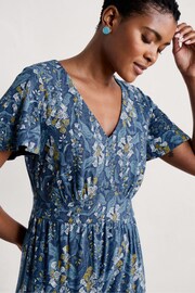 Seasalt Cornwall Blue Petite Chateaux Dress - Image 3 of 5